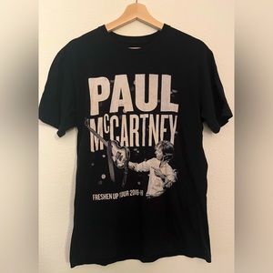 Used 2018-2019 Paul McCartney "Freshen Up Tour"
Black Concert T-Shirt Size M